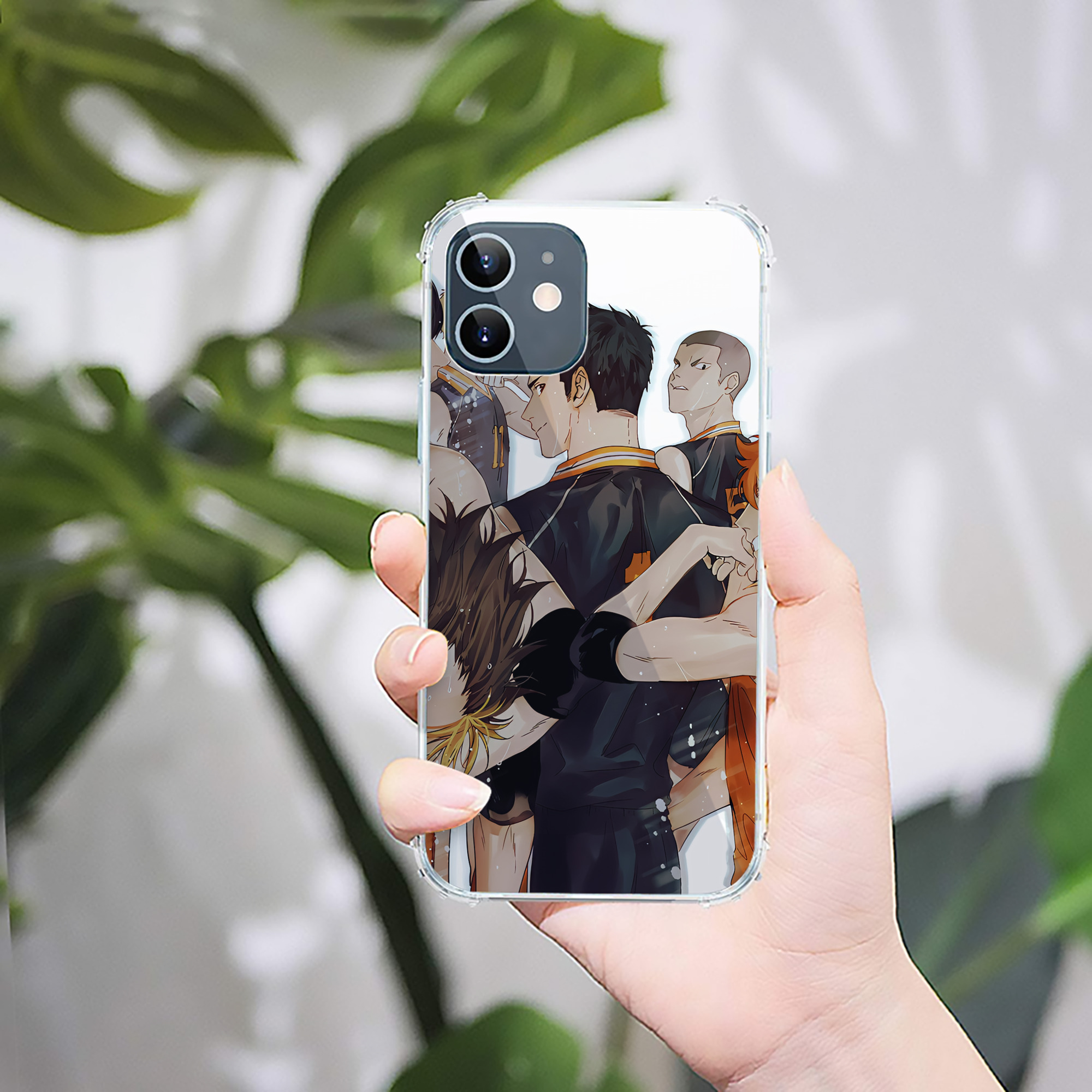（画像用） ハイキュー!! Haikyu!! 【iPhone 12シリーズ対応】透明スマホケース（クリアソフトケース）